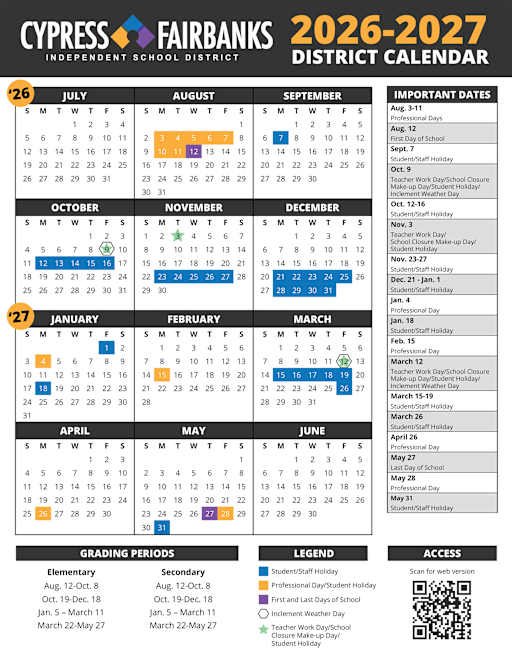 Sheridan College Academic Calendar 2026-27