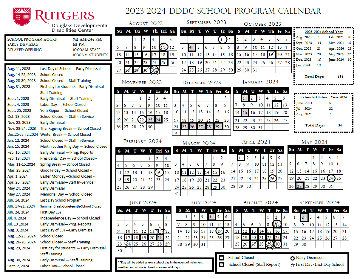 2023 2024 school calendar