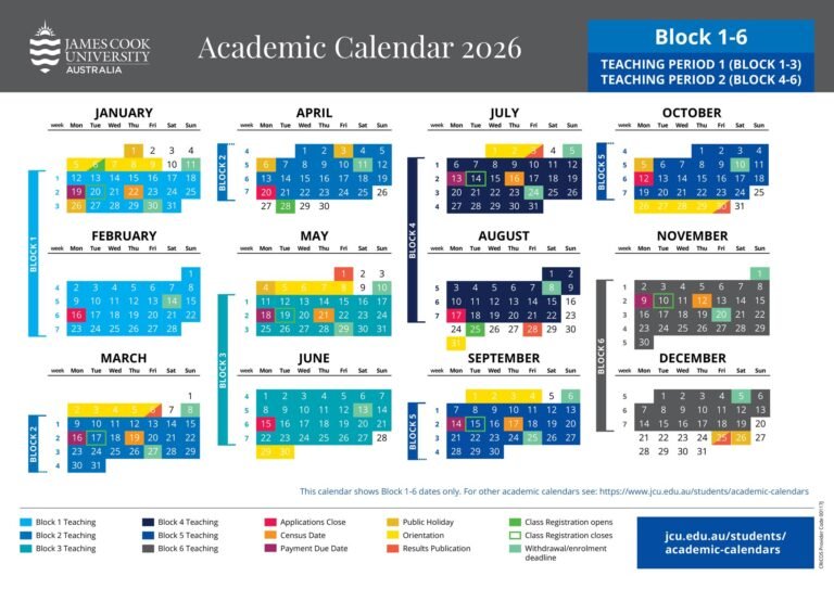 Jcu Academic Calendar 2026