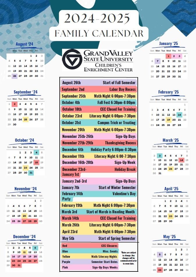 Gvsu Academic Calendar 2026