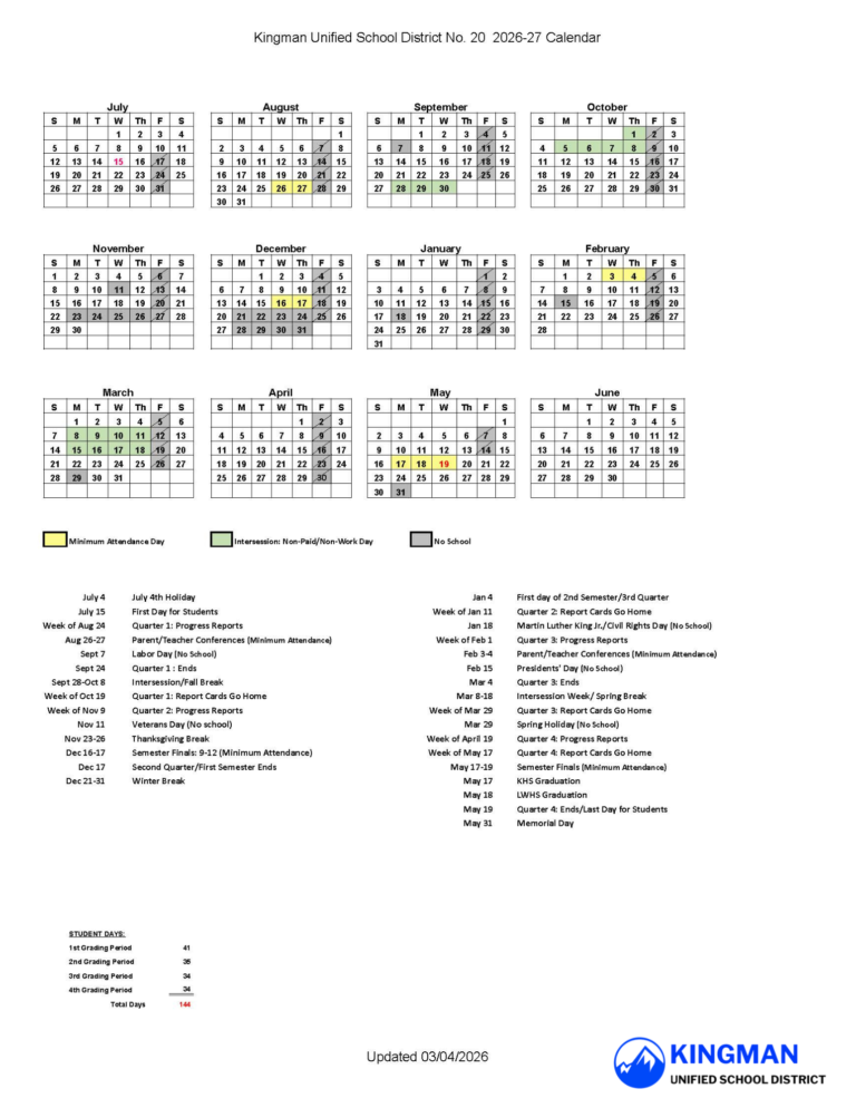 Usu Academic Calendar 2026-27