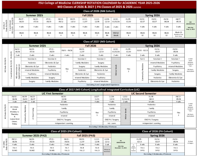 Fsu Academic Calendar 2026-27