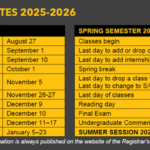 Advising Calendar 2025 2026