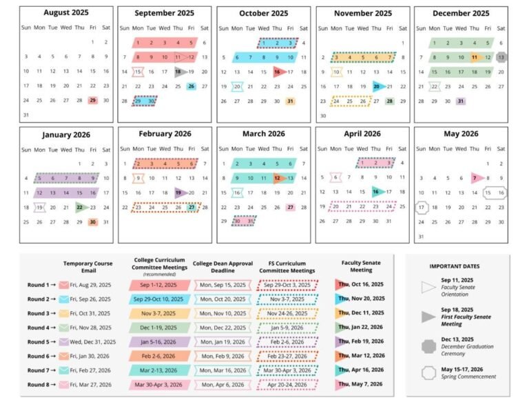 Uri Academic Calendar