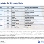 Baruch College Now Academic Calendars