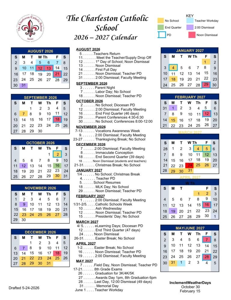 Cofc Academic Calendar