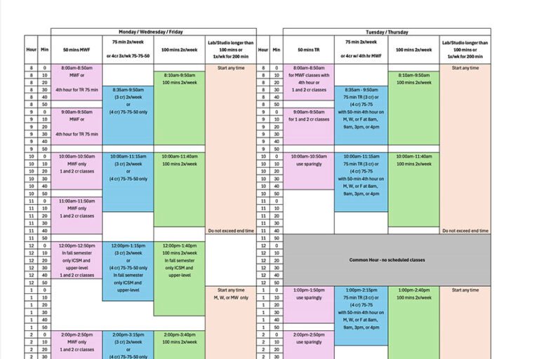 Ithaca College Academic Calendar