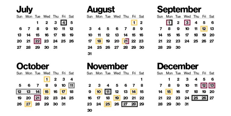 Asu Academic Calendar