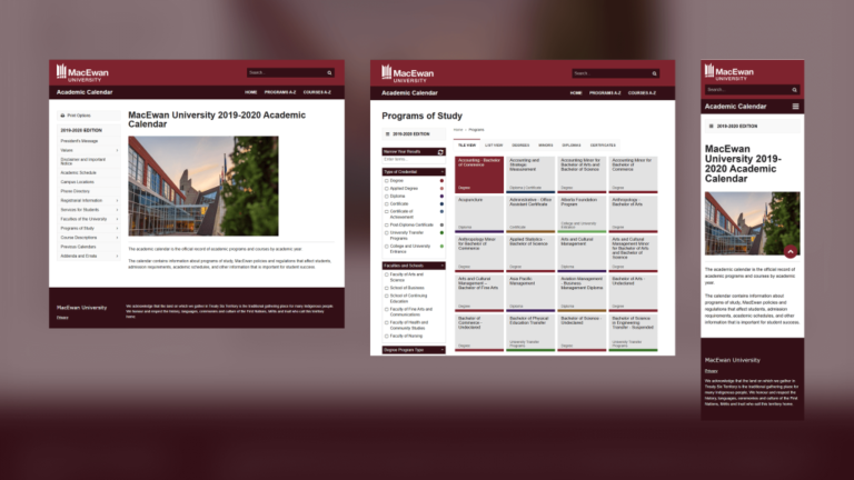 Academic Calendar Macewan