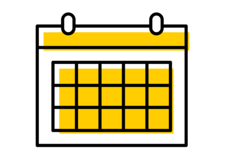 calendar two color wide