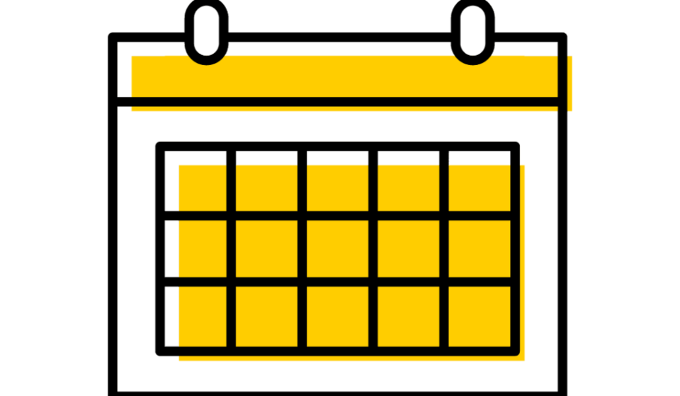 calendar two color wide