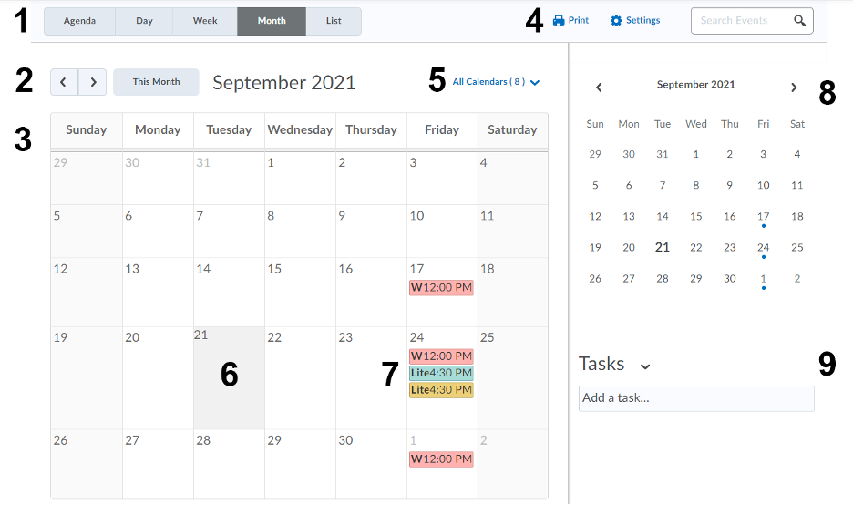 calendar