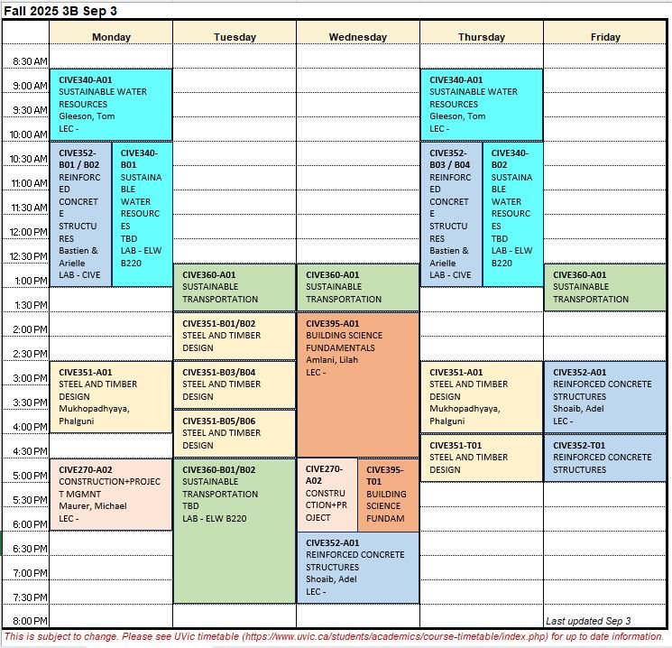 Academic Calendar Uvic