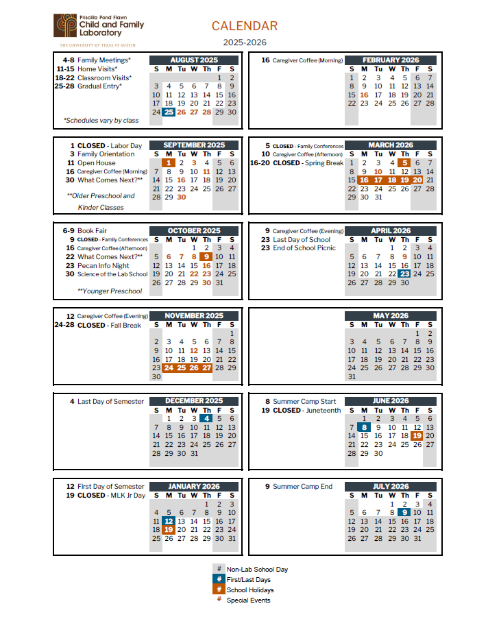 Ut Austin Academic Calendar