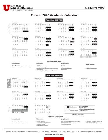 Ub Academic Calendar 2026