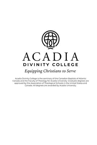 Acadia Academic Calendar