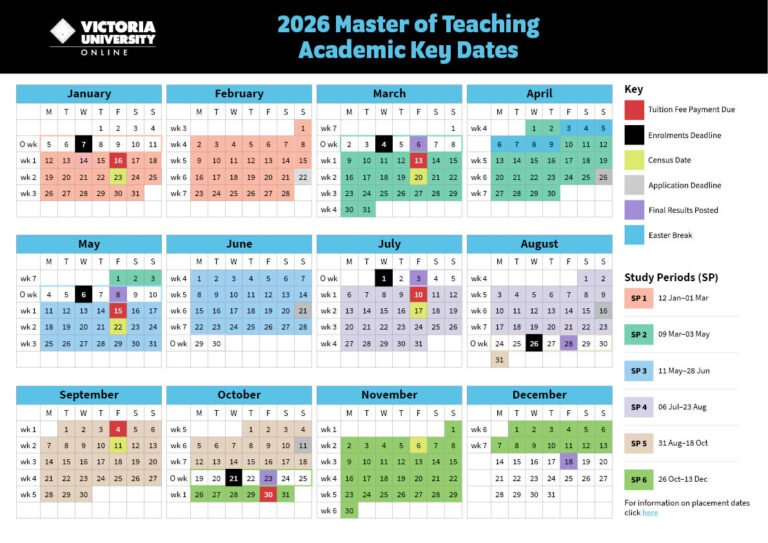 Academic Calendar Vu